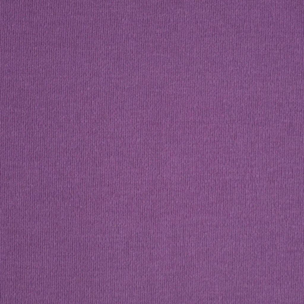 Interlock Jersey uni Baumwolle dusty lavender erika - Bio